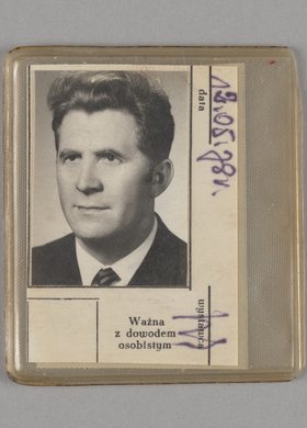 Legitymacja służbowa Tadeusza Dąbrowskiego