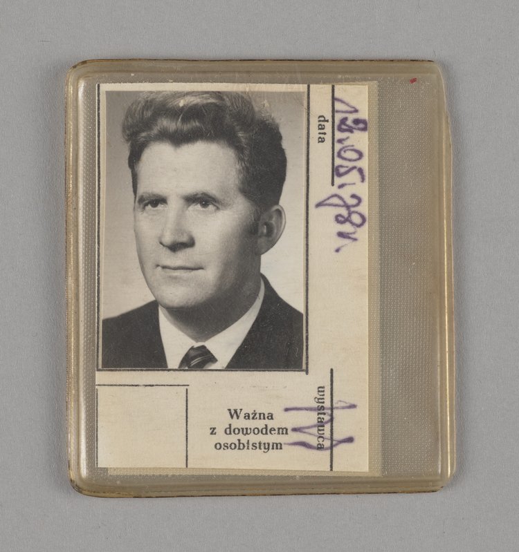 Legitymacja służbowa Tadeusza Dąbrowskiego