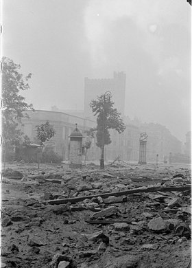 Fragment placu Dąbrowskiego