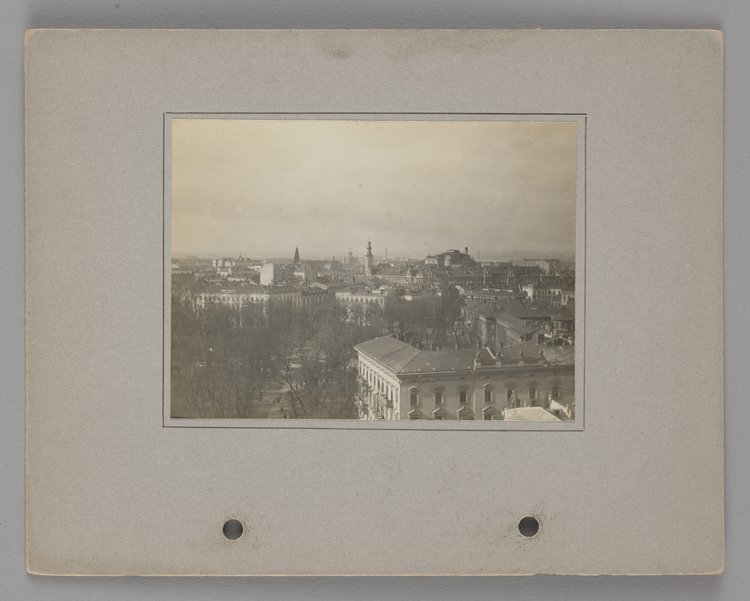 Panorama Warszawy, widok z kopuły kościoła ewangelicko-augsburskiego w kierunku północnym