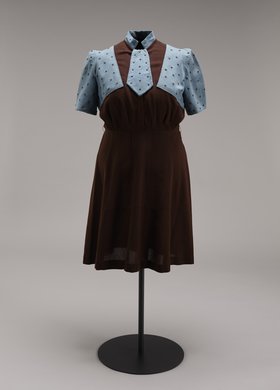 Suknia wizytowa brązowa