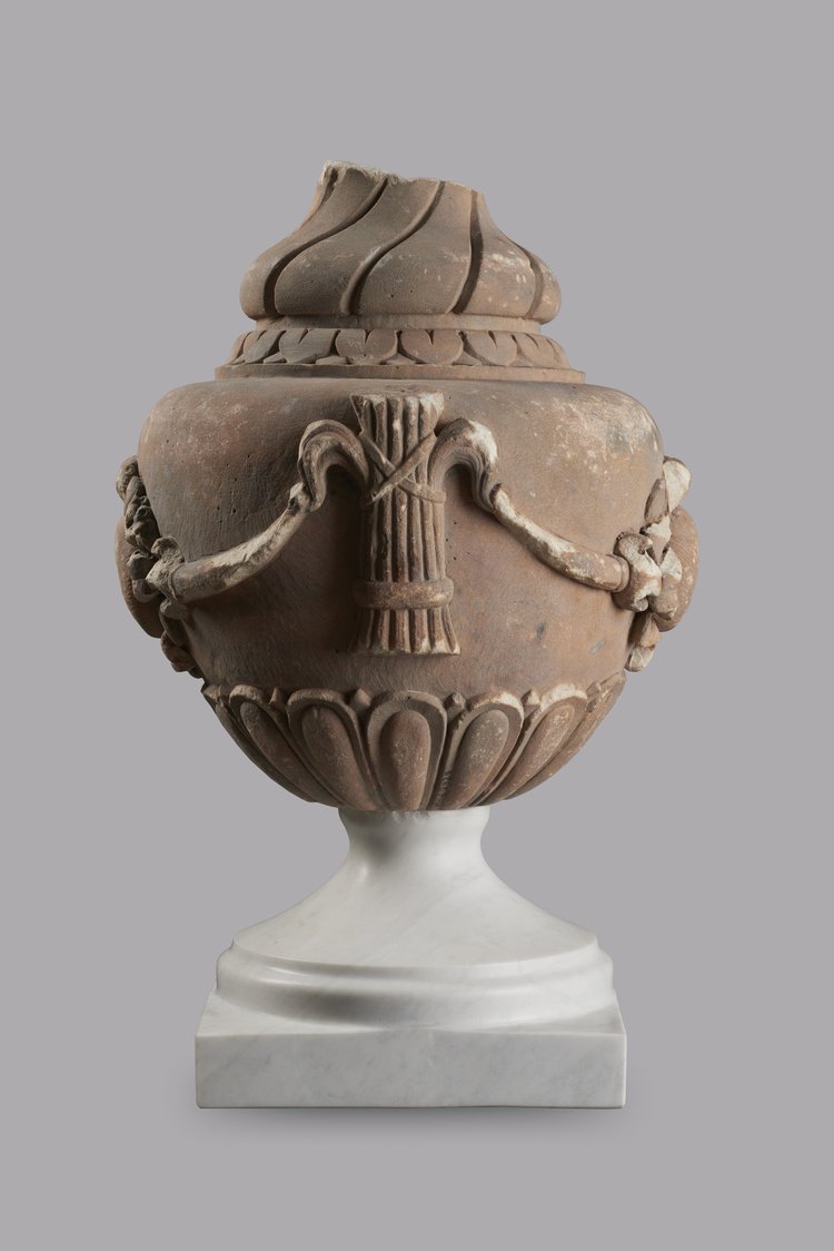 Wazon z herbem Wazów (Snopek)