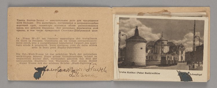 Album pt. "Warszawa. Trasa W-Z" zawierający fotografie nowej inwestycji
