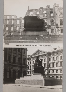 Pomnik Mikołaja Kopernika 1945-1950