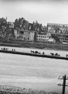 Most tymczasowy na Wiśle