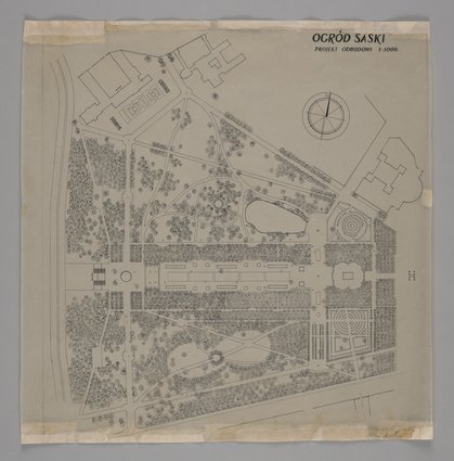 Ogród Saski, projekt odbudowy