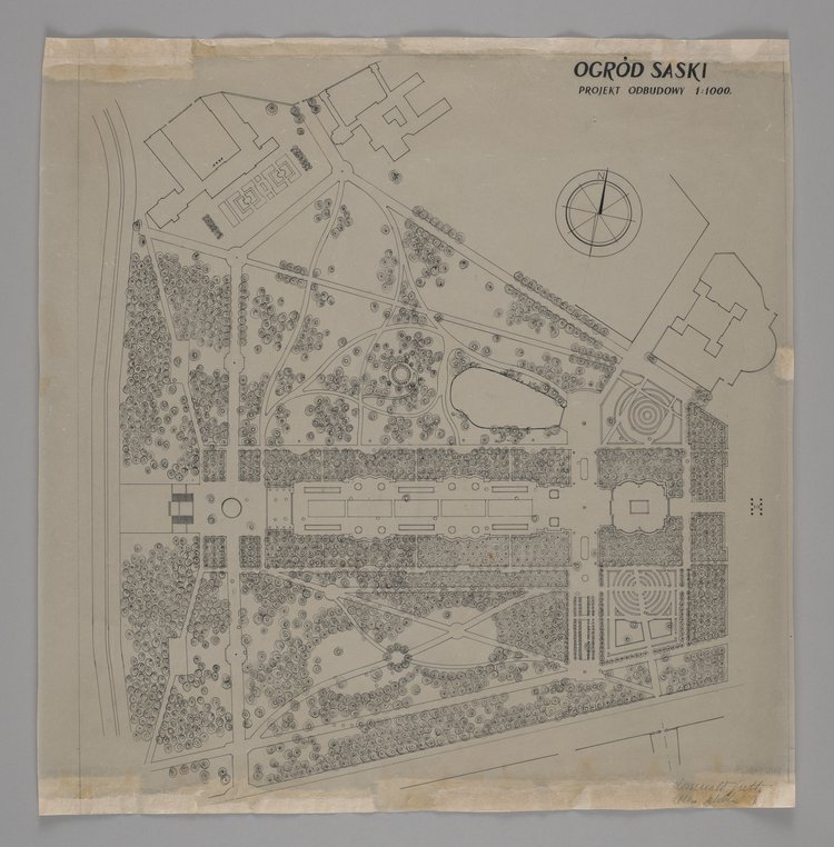 Ogród Saski, projekt odbudowy