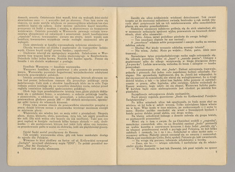 Broszura Aleksandra Kraushara [naprawdę Aleksandra Maliszewskiego] p.t. Warszawa i Warszawka w okresie przedpowstaniowym