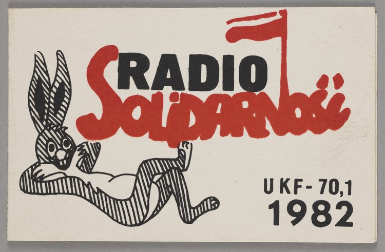Kartka świąteczna wydana z okazji Wielkanocy 1982 r.