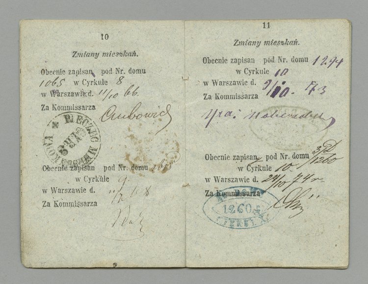 Książeczka legitymacyjna Ksawerego Gierszta