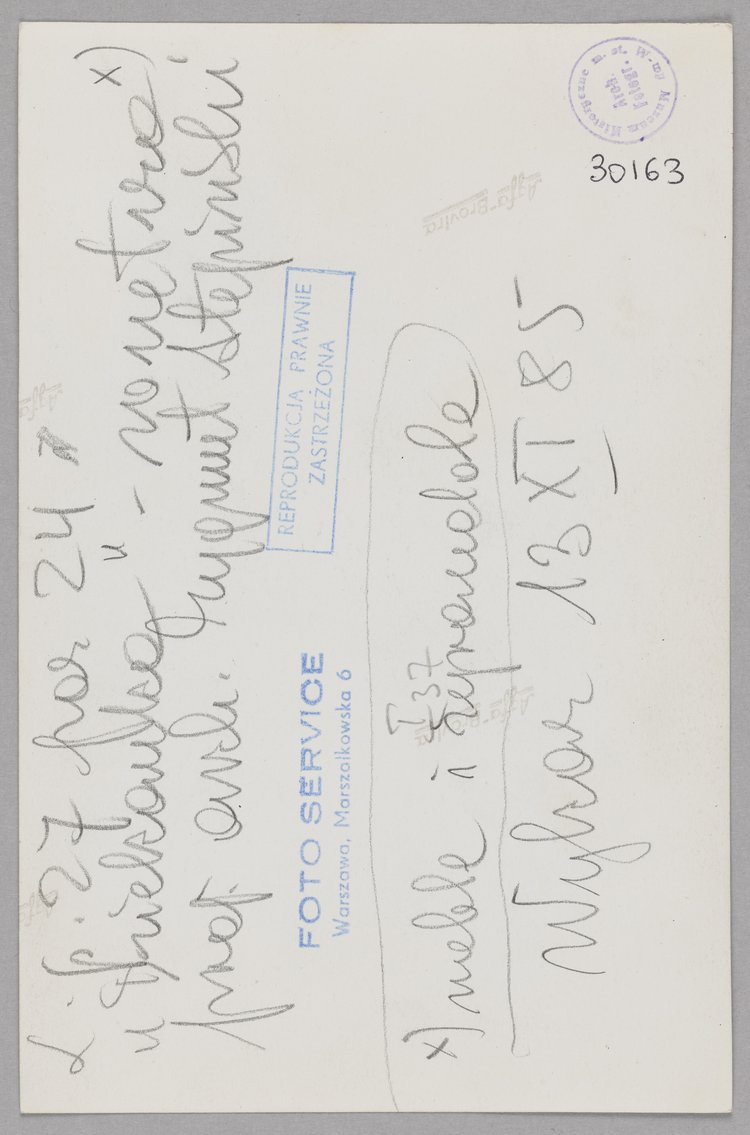 Dziekanka, wnętrze i meble według projektu Zygmunta Stępińskiego