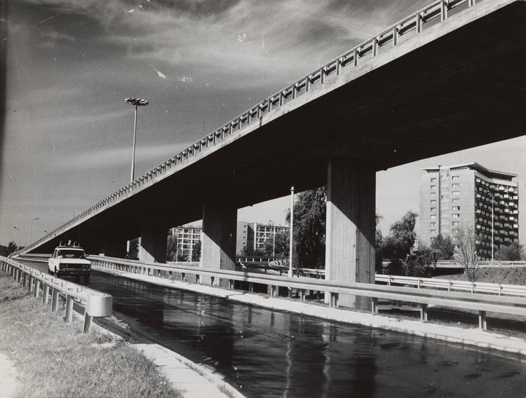 Fragment of Łazienkowska Thoroughfare