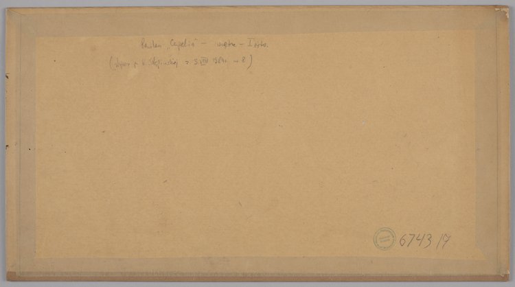 Pawilon handlowy Cepelii, wnętrze, I piętro, projekt