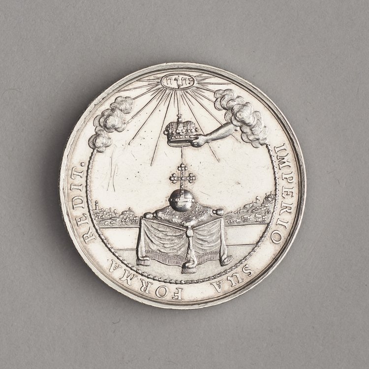 Michał Korybut Wiśniowiecki. Medal koronacyjny
