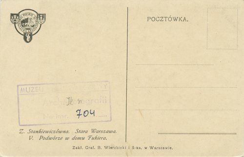 Podwórze kamienicy Fukiera