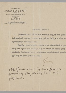 List do Lucyny Terpiłowskiej