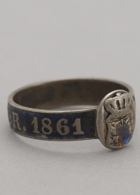 Obrączka z godłem Rzeczypospolitej Obojga Narodów