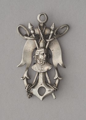 Wisior patriotyczny z motywem kotwicy