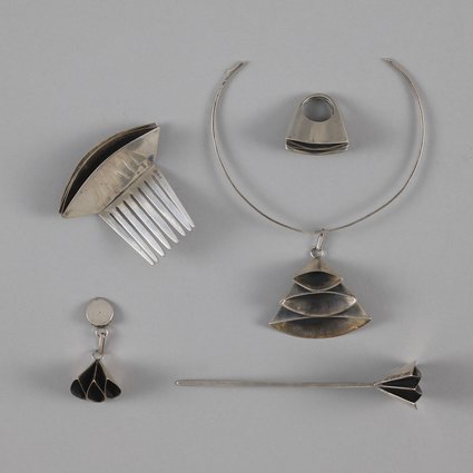 Komplet biżuterii w stylu japońskim