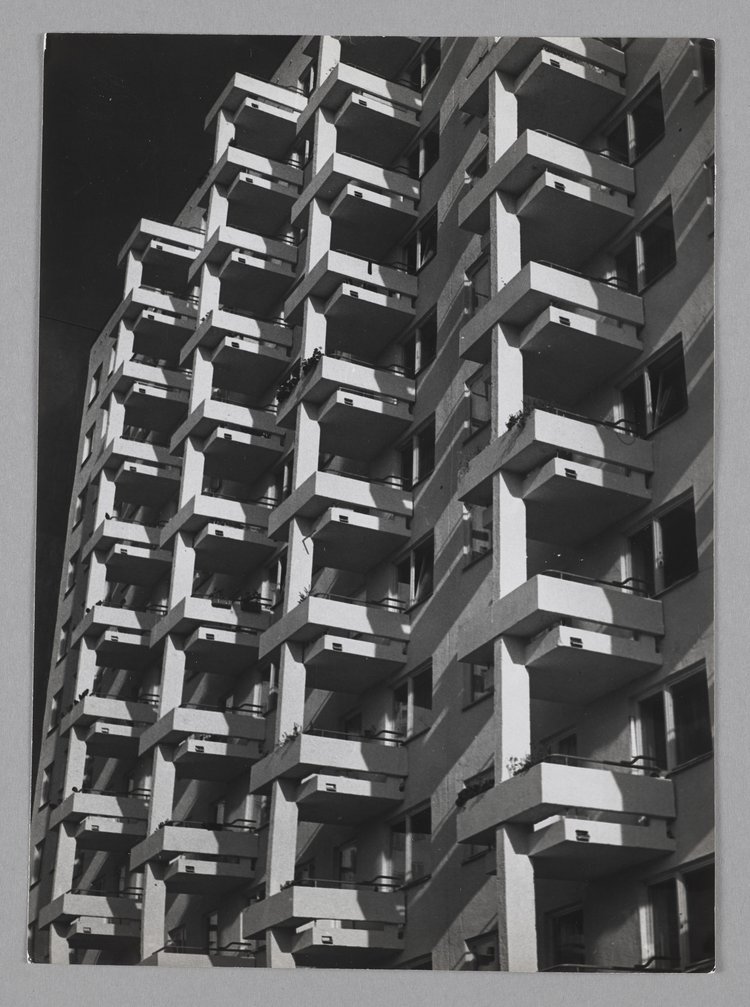 Facade of a residential building