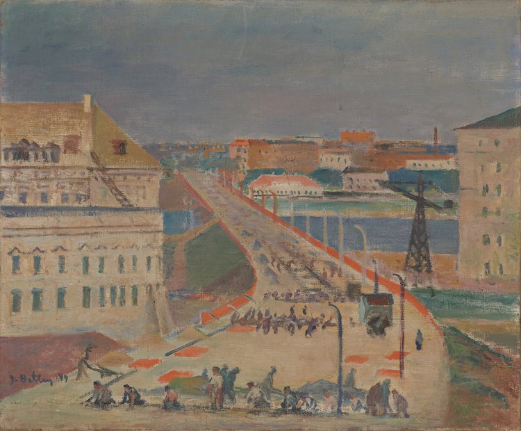 Budowa mostu Śląsko-Dąbrowskiego