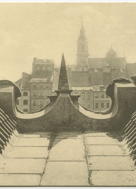 Dach kamienicy Baryczków przy Rynku Starego Miasta 32