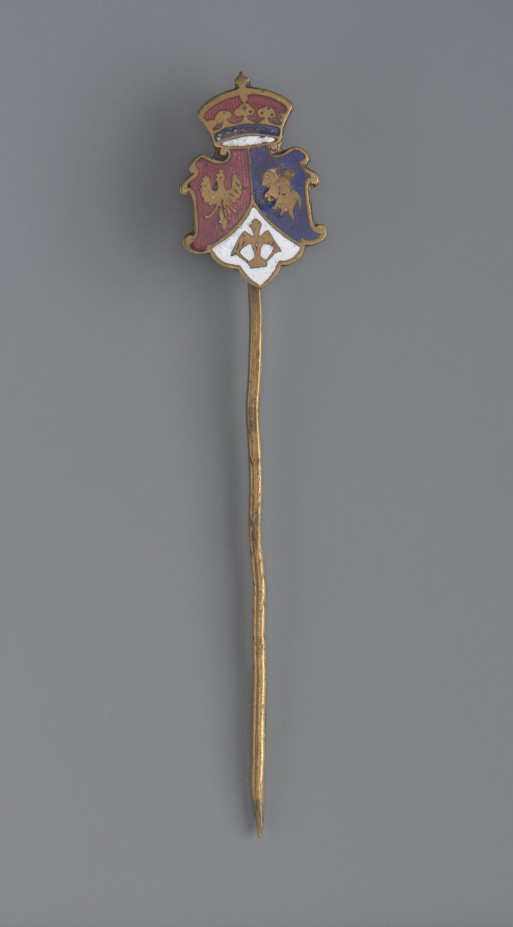 Szpilka patriotyczna z godłem Rzeczypospolitej Trojga Narodów