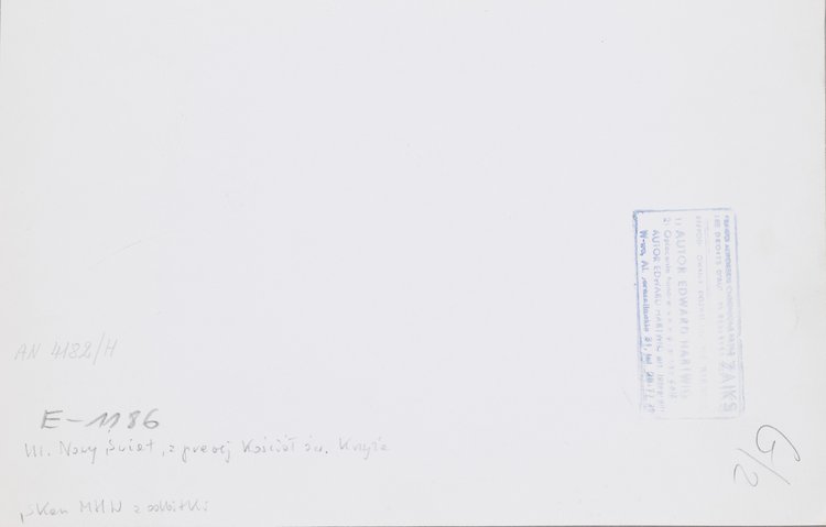 Perspektywa ulicy Nowy Świat