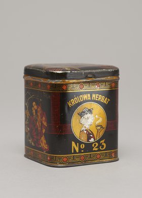 Pudełko po herbacie "z Kopernikiem"