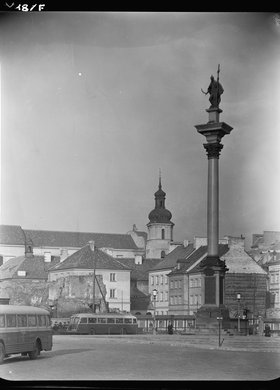 Widok na Kolumnę Zygmunta i Stare Miasto