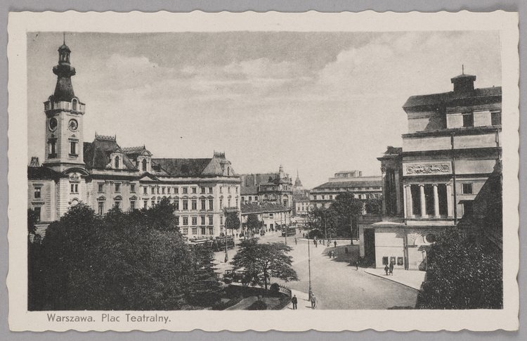 Panorama placu Teatralnego