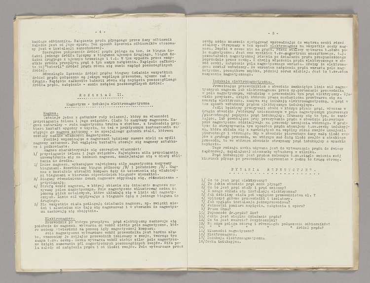 Broszura konspiracyjna p.t. Elektronika samochodowa. Na prawach rękopisu