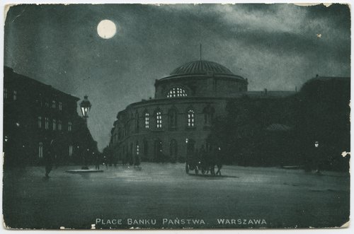 Plac Bankowy nocą