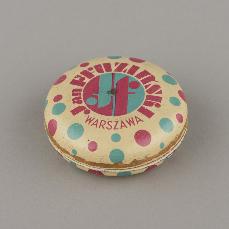 Pudełko po drażetkach firmy Jan Fruziński