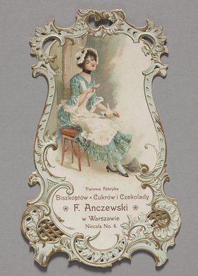 Reklama sklepowa firmy F. Anczewski