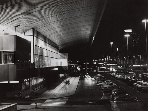 Dworzec Centralny nocą