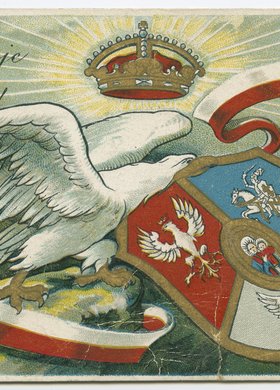 Pocztówka patriotyczna Niech żyje Polska!