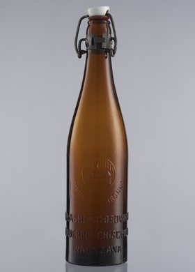 Butelka po piwie browaru Haberbusch i Schiele