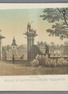 Widok Wilanowa (Vue de Villanove)