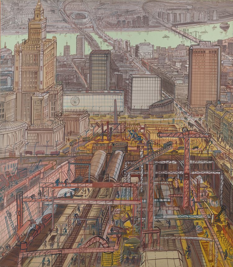 Dwie budowy (Budowa Dworca Centralnego)