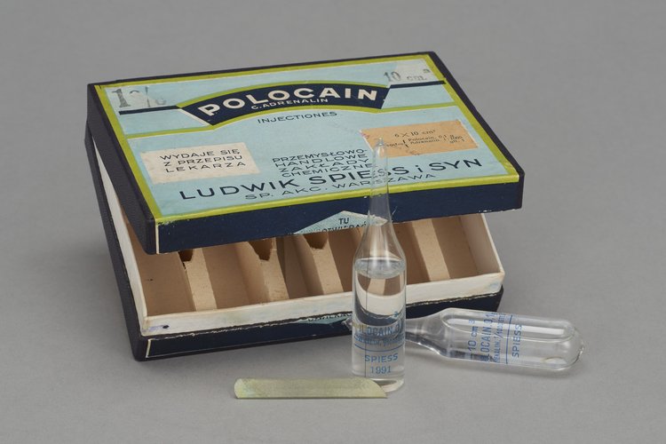 Opakowanie "POLOCAIN C. ADRENALIN", Ludwik Spiess i Syn