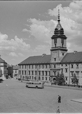 Panorama placu Zamkowego