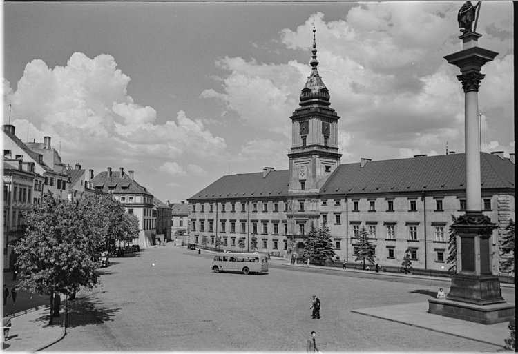 Panorama placu Zamkowego