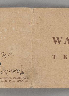 Album pt. "Warszawa. Trasa W-Z" zawierający fotografie nowej inwestycji