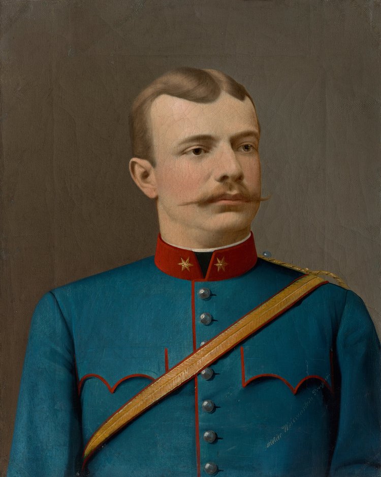 Portret podporucznika armii austro-węgierskiej