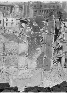 Panorama ruin Śródmieścia