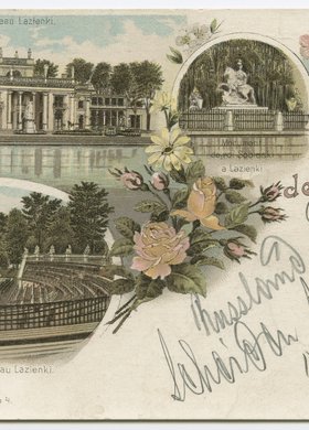 Mozaika widoków z Łazienek