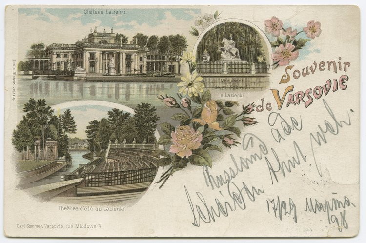 Mozaika widoków z Łazienek