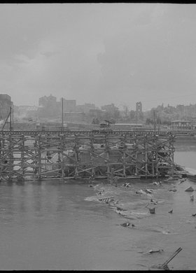 Budowa mostu Śląsko-Dąbrowskiego