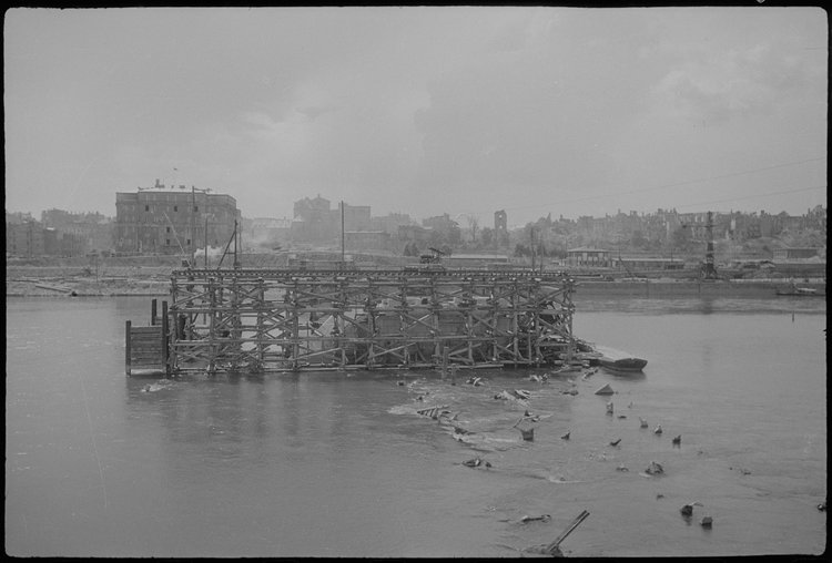 Budowa mostu Śląsko-Dąbrowskiego